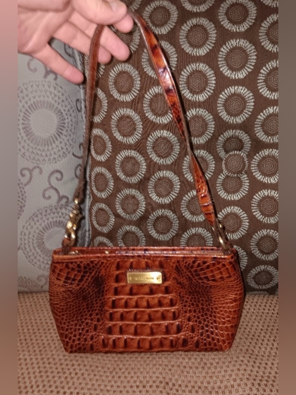 Brahmin Lorelei Pecan Leather Bag